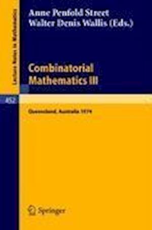 Combinatorial Mathematics III