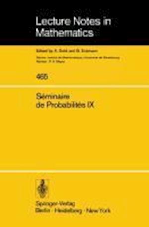 Séminaire de Probabilités IX