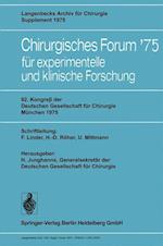 92. Kongreß der Deutschen Gesellschaft für Chirurgie, München, 7.–10. Mai 1975