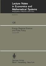 Energy, Regional Science and Public Policy
