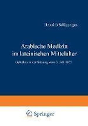 Arabische Medizin Im Lateinischen Mittelalter