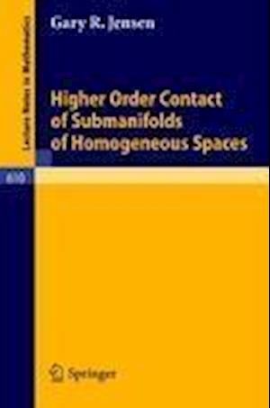 Higher Order Contact of Submanifolds of Homogeneous Spaces