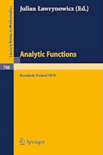 Analytic Functions, Kozubnik 1979