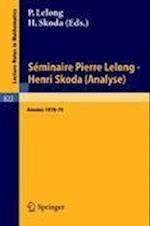 Séminaire Pierre Lelong - Henri Skoda (Analyse)