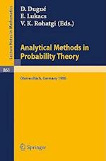 Analytical Methods in Probability Theory