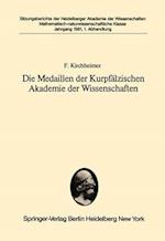 Die Medaillen Der Kurpfalzischen Akademie Der Wissenschaften