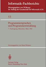 Programmiersprachen und Programmentwicklung
