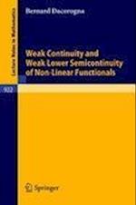 Weak Continuity and Weak Lower Semicontinuity of Non-Linear Functionals