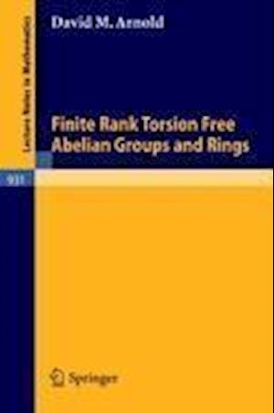 Finite Rank Torsion Free Abelian Groups and Rings