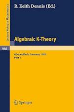 Algebraic K-Theory, Proceedings of a Conference Held at Oberwolfach, June 1980