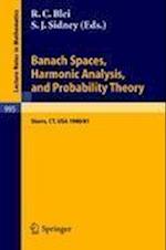 Banach Spaces, Harmonic Analysis, and Probability Theory
