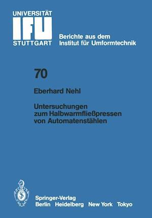 Untersuchungen zum Halbwarmfließpressen von Automatenstählen