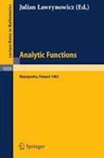 Analytic Functions Blazejewko 1982