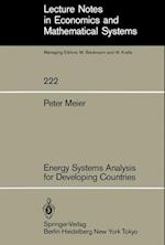 Energy Systems Analysis for Developing Countries