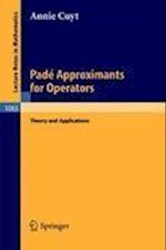 Pade Approximants for Operators