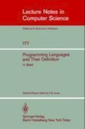 Programming Languages and their Definition