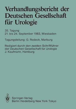 Verhandlungsbericht der Deutschen Gesellschaft für Urologie