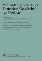 Verhandlungsbericht der Deutschen Gesellschaft für Urologie