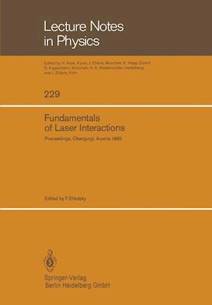 Fundamentals of Laser Interactions