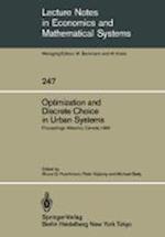 Optimization and Discrete Choice in Urban Systems