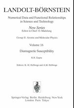 Diamagnetic Susceptibility / Diamagnetische Suszeptibilitat