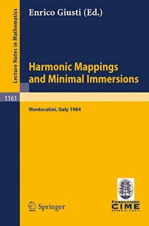 Harmonic Mappings and Minimal Immersion