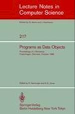 Programs as Data Objects