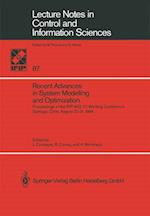 Recent Advances in System Modelling and Optimization