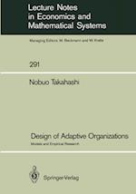 Design of Adaptive Organizations