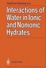 Interactions of Water in Ionic and Nonionic Hydrates