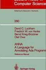 ANNA A Language for Annotating Ada Programs