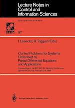 Control Problems for Systems Described by Partial Differential Equations and Applications