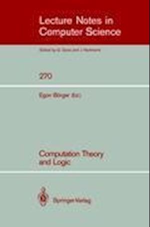 Computation Theory and Logic