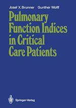 Pulmonary Function Indices in Critical Care Patients