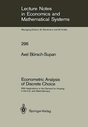 Econometric Analysis of Discrete Choice