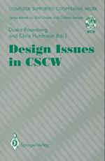 Design Issues in CSCW