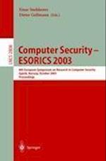 Computer Security - ESORICS 2003