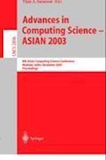 Advances in Computing Science - ASIAN 2003, Programming Languages and Distributed Computation