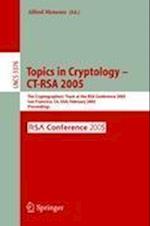 Topics in Cryptology -- CT-RSA 2005