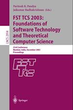 FST TCS 2003: Foundations of Software Technology and Theoretical Computer Science