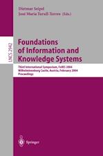 Foundations of Information and Knowledge Systems