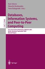 Databases, Information Systems, and Peer-to-Peer Computing