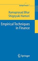 Empirical Techniques in Finance