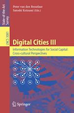 Digital Cities III. Information Technologies for Social Capital: Cross-cultural Perspectives