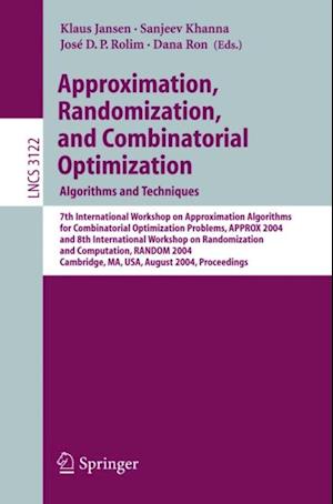 Approximation, Randomization and Combinatorial Optimization. Algorithms and Techniques