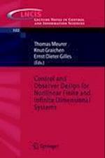 Control and Observer Design for Nonlinear Finite and Infinite Dimensional Systems