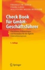 Check Book für GmbH-Geschäftsführer