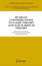 Russian Contributions to Game Theory and Equilibrium Theory