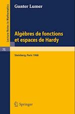 Algebres de fonctions et espaces de Hardy