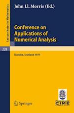 Conference on Applications of Numerical Analysis